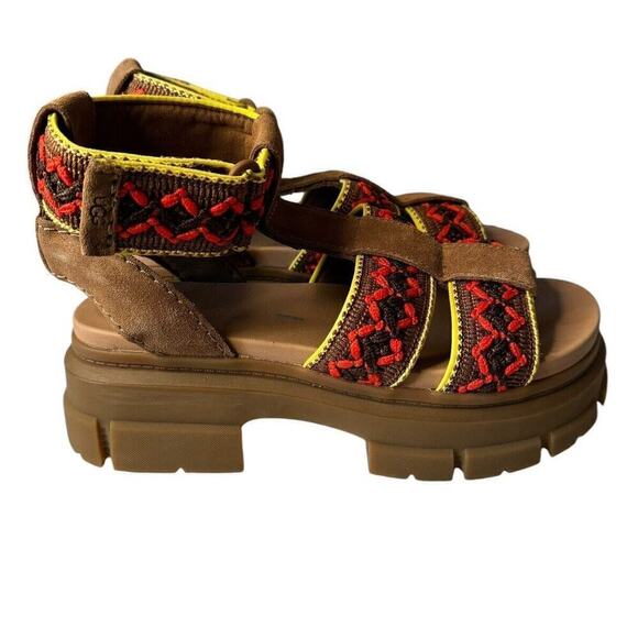 UGG Ashton Heritage Braid Sandal Chestnut Sandals Women’s Sz 9 NEW No Box - Picture 3 of 9